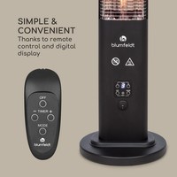 Инфракрасный электрический обогреватель Blumfeldt Heat Guru Plus Black (1,2 кВт) 10035095