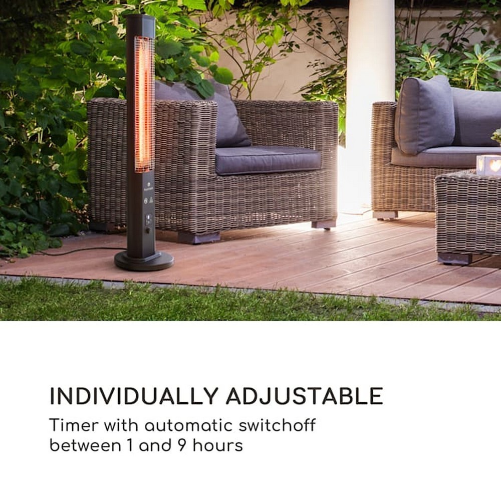 Инфракрасный электрический обогреватель Blumfeldt Heat Guru Plus Black (1,2 кВт) 10035095