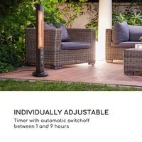 Инфракрасный электрический обогреватель Blumfeldt Heat Guru Plus Black (1,2 кВт) 10035095