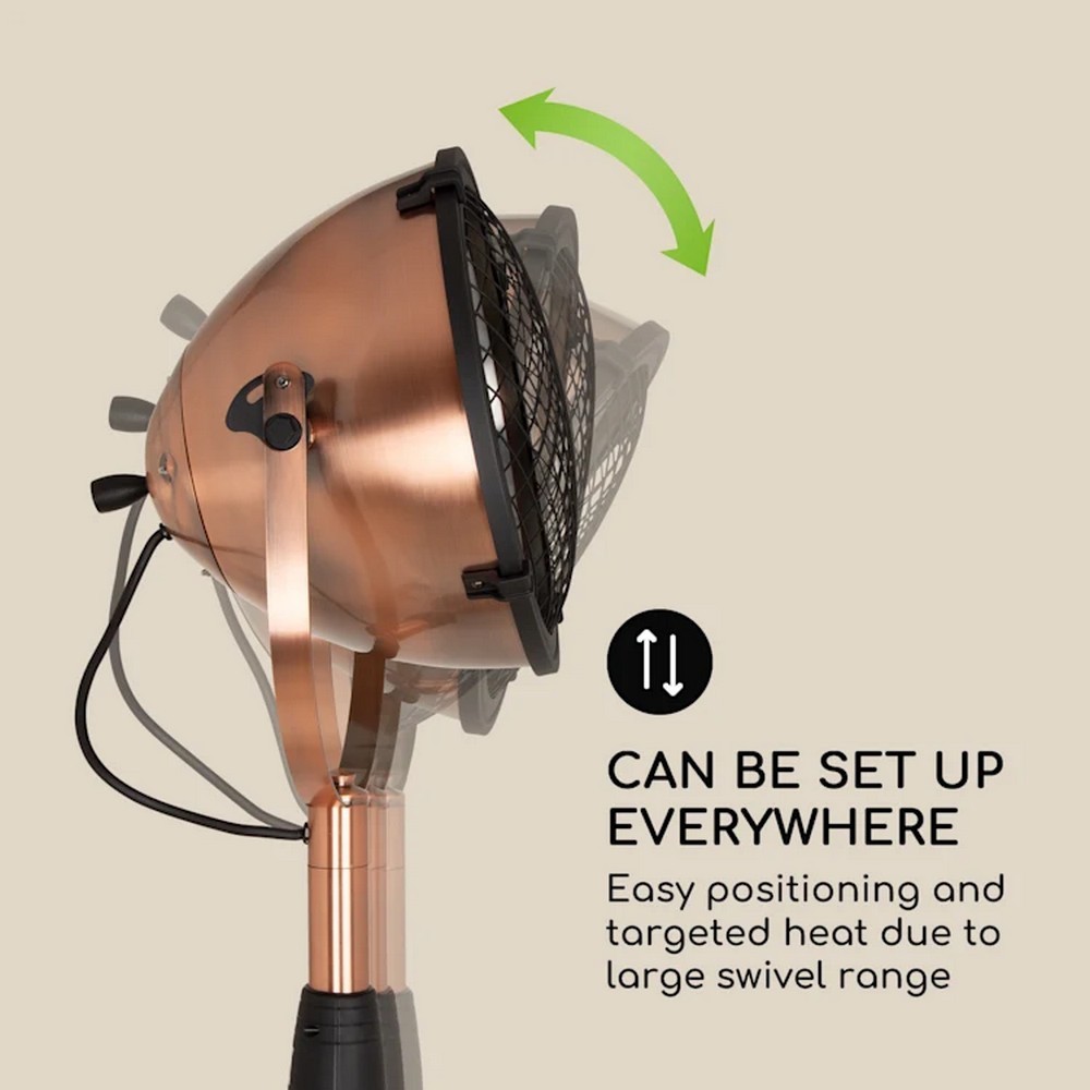 Инфракрасный электрический обогреватель Blumfeldt Heatspot медный металлик (2кВт) 10033105