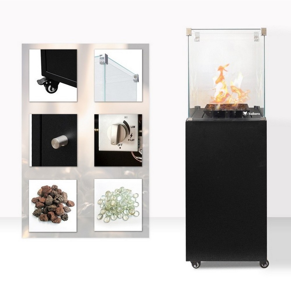 Уличный газовый камин Italkero ETNA (7,3 кВт) ET07M0L0000